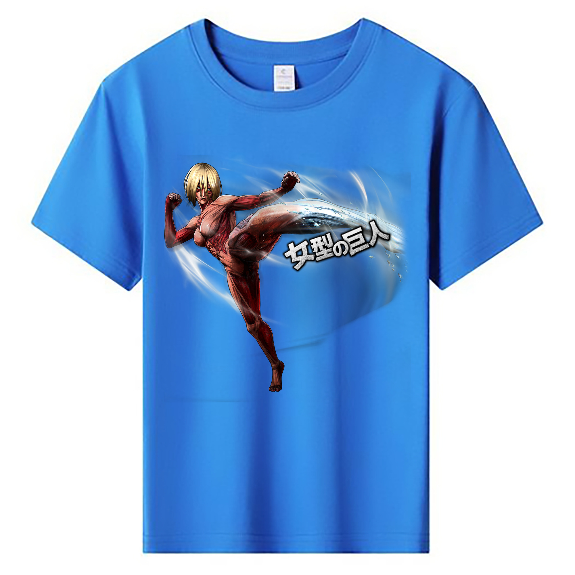 （画像用） 進撃の巨人 Attack on Titan 綿100％キッズTシャツ（フロントプリント）